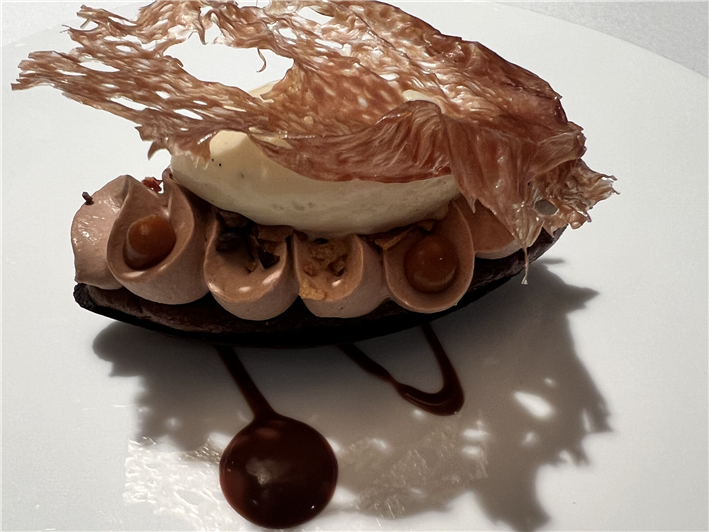 chocolate and hazelnut dessert